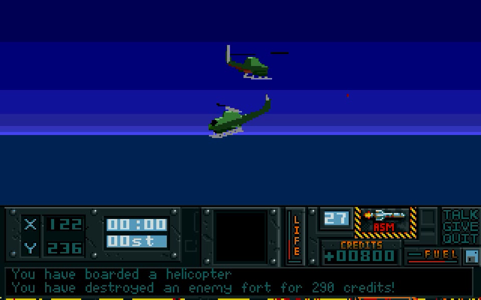 Amiga : Premier fort